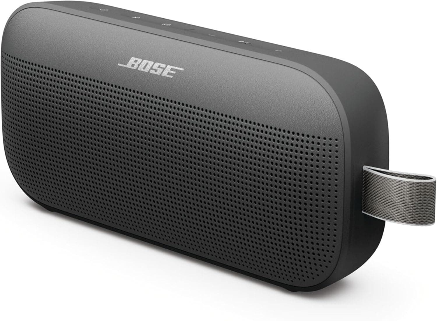Bose SoundLink Flex Bluetooth Speaker (2nd Gen) - Portable Outdoor Speaker with Hi-Fi Audio, Waterproof and Dustproof, USB-C, Up to 12 Hours Battery Life, Black