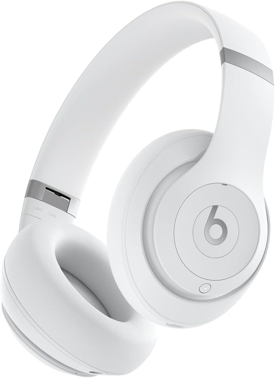 Beats Studio Pro - Premium Wireless Over-Ear Headphones- Up to 40-Hour Battery Life, Active Noise Cancelling, USB-C Lossless Audio, Apple & Android Compatible - Matte White