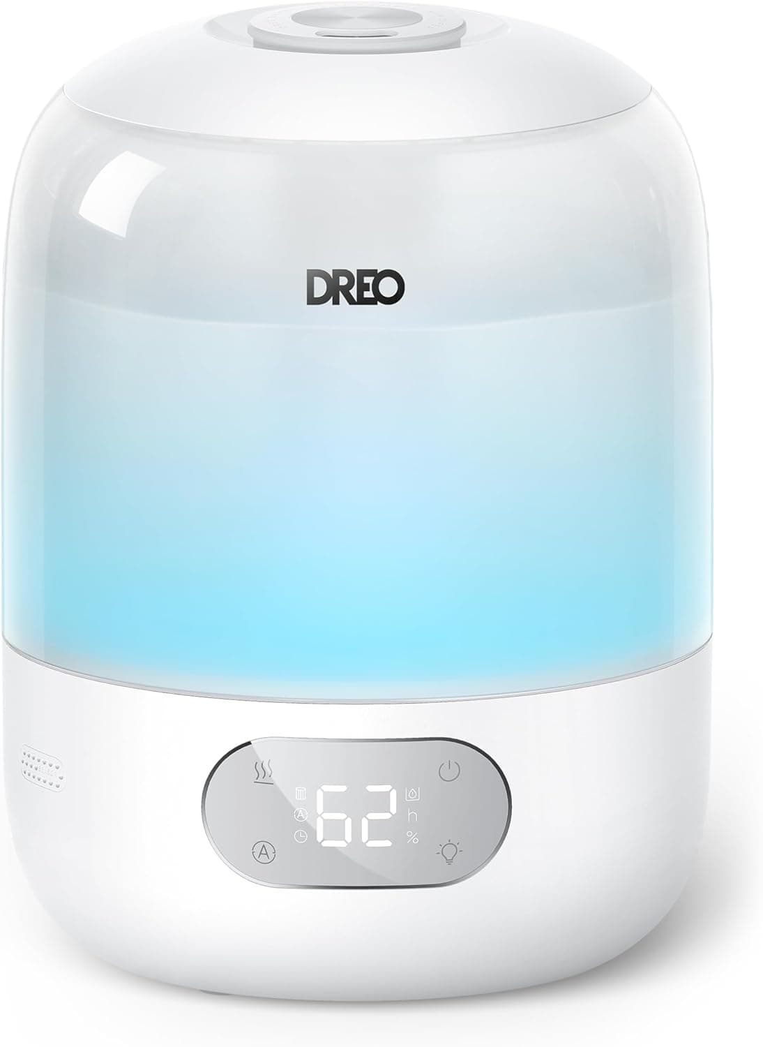 Dreo Cool Mist Humidifiers for Baby, 3L Top Fill, 26dB Quite, Ambient Indicator Light for Nursery, Less Refill, Indoor