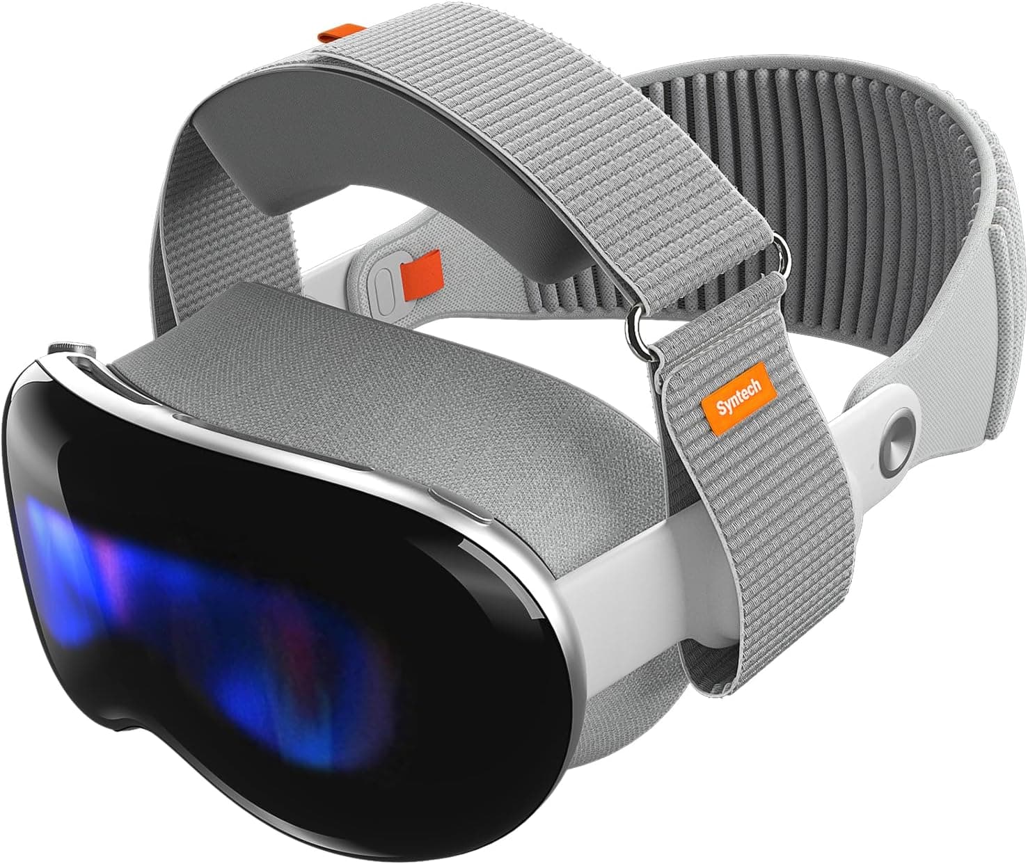 Syntech Adjustable Head Strap Compatible with Apple Vision Pro/Pico 4 Accessories, Reduce Facial Pressure Enhance Comfort for VR Headset, Strap with Cushion Pad for Different Head Shapes