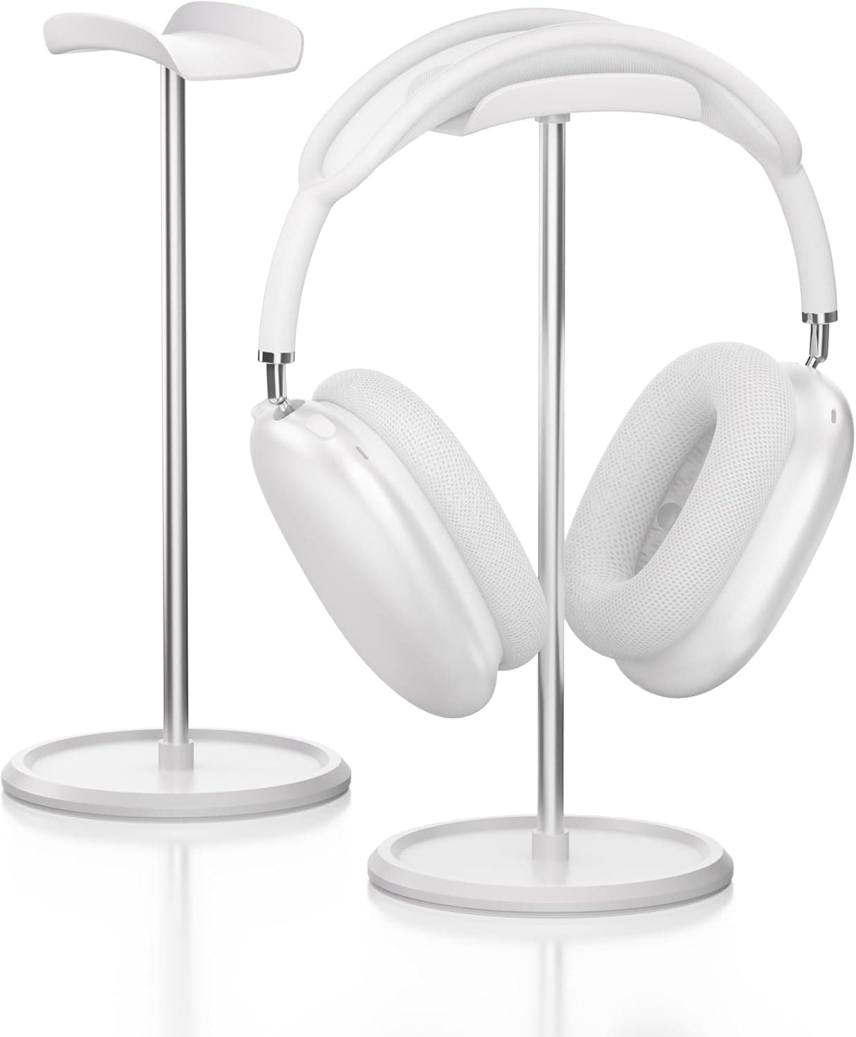 Headphone Stand【1PACK】 Headphone Holder with Storage Tray Compatible for Max Pro, Beats, Bose and Most Gaming Headphones. 【No Tools Required】 YO-2 (White)