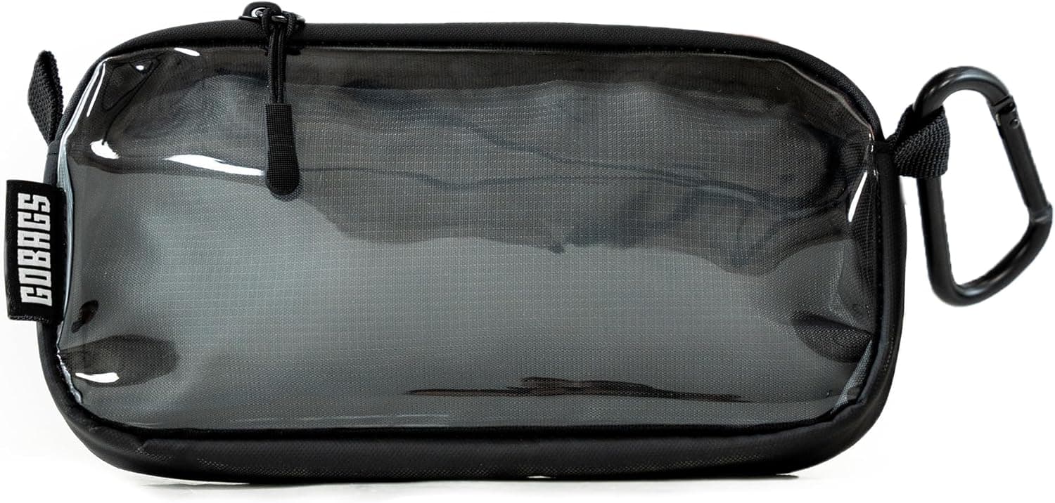 GOBAGS NEO Production Zipper Bags - Electronics & Camera Accessories Bag - Cable organizer, Gear Accessory Pouch, Travel Camera Essentials (Extra Small, Black)