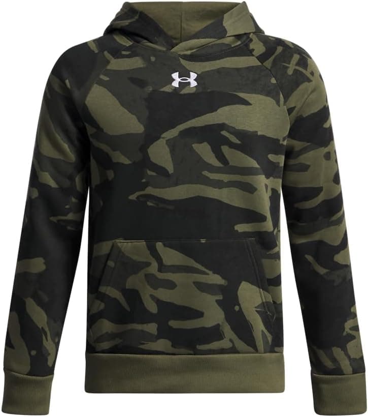 Under Armour Boys' Rival Fleece Printed Hoodie