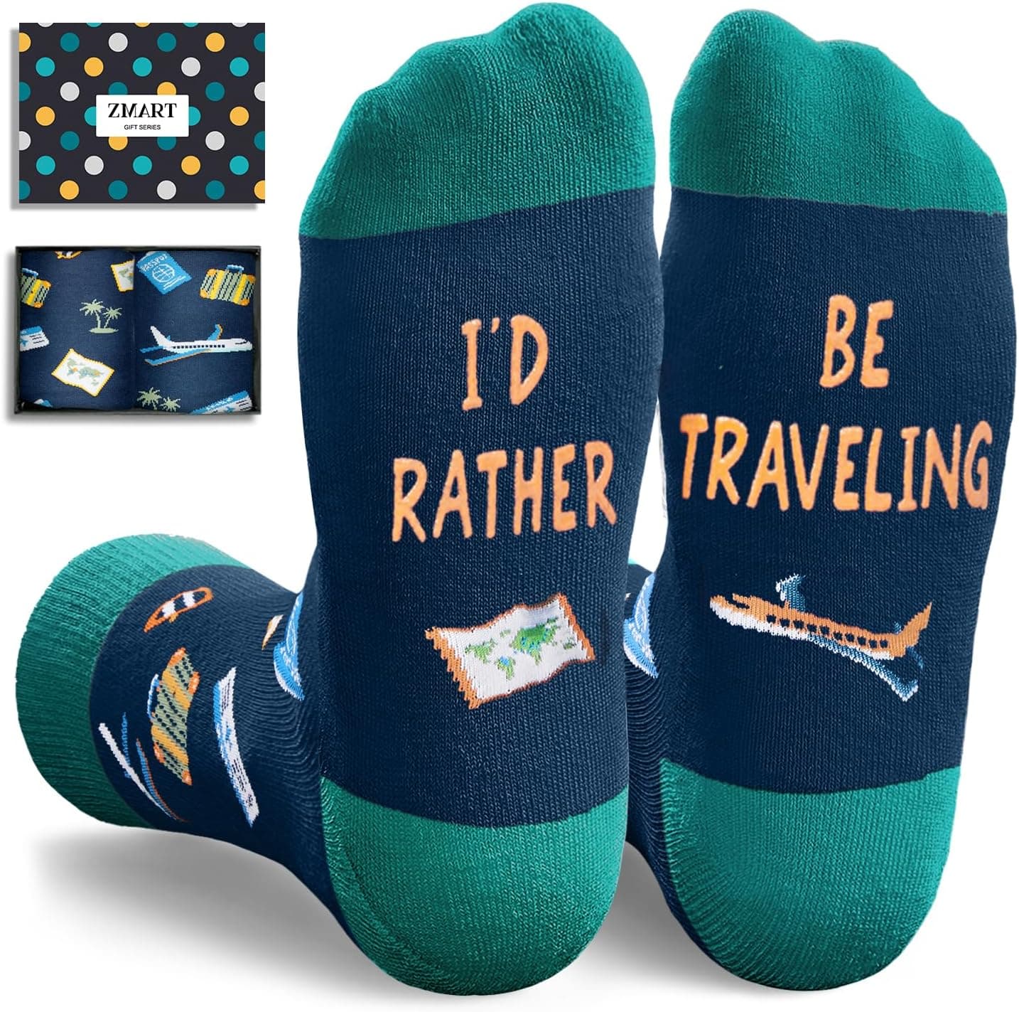 Zmart Appreciation Gifts for Men Women - Funny Gifts Novelty Socks Christmas Stockings