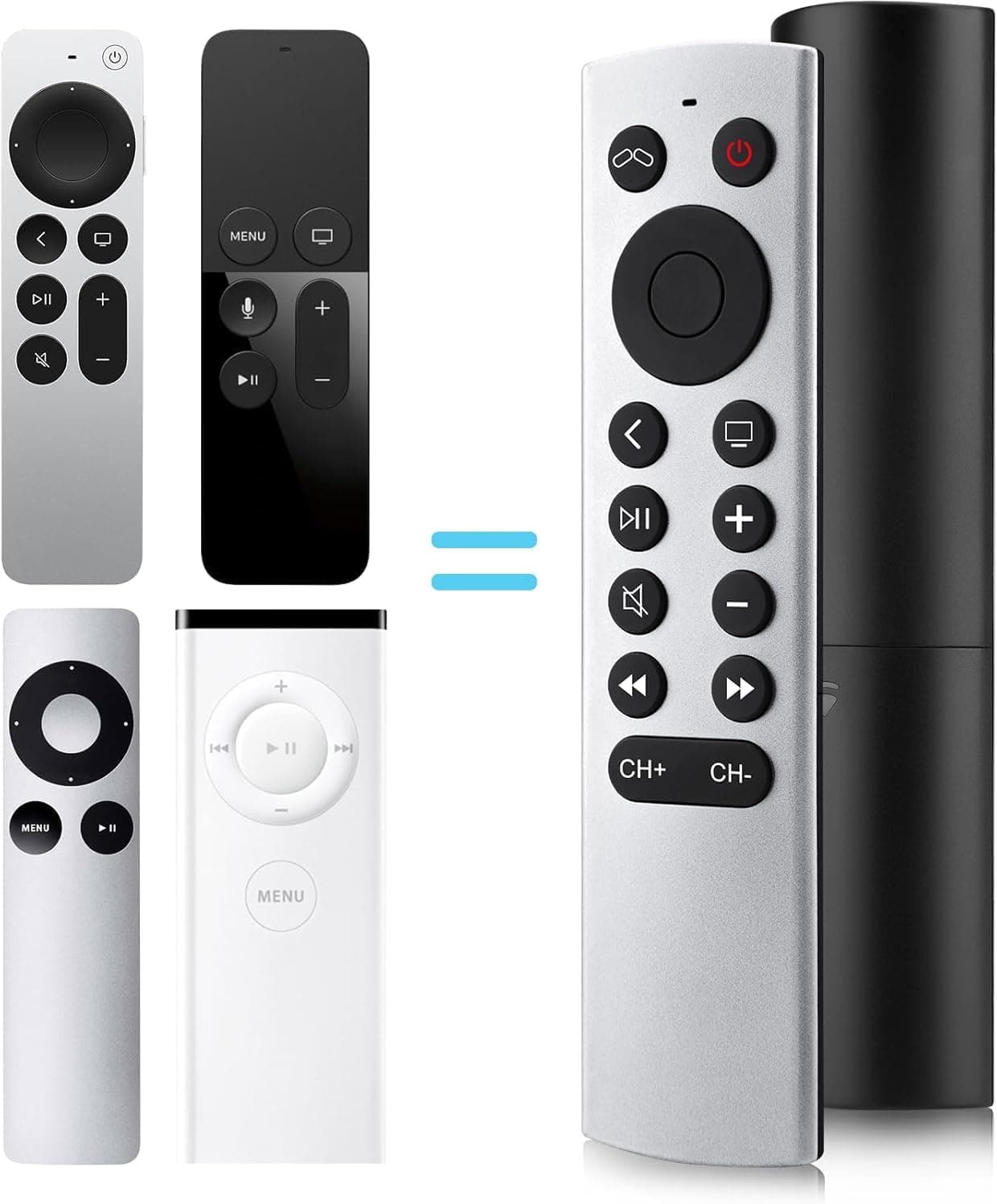 Replacement for Apple-TV-4K-Remote, Remote Control for Apple TV 4K/HD (NOT Siri and Voice)