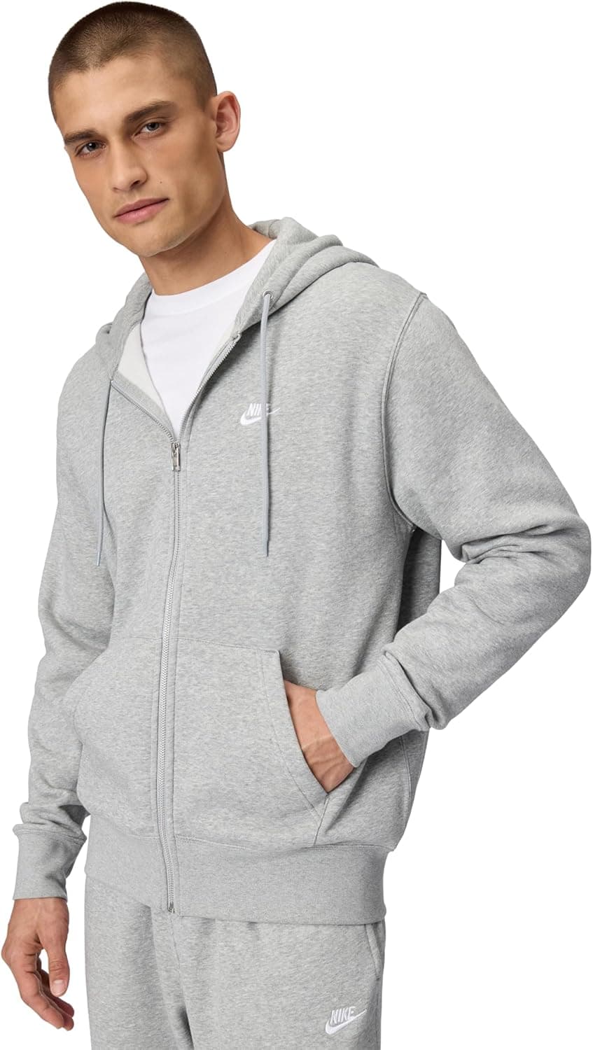 Nike Men's Club Full-Zip Fleece Hoodie