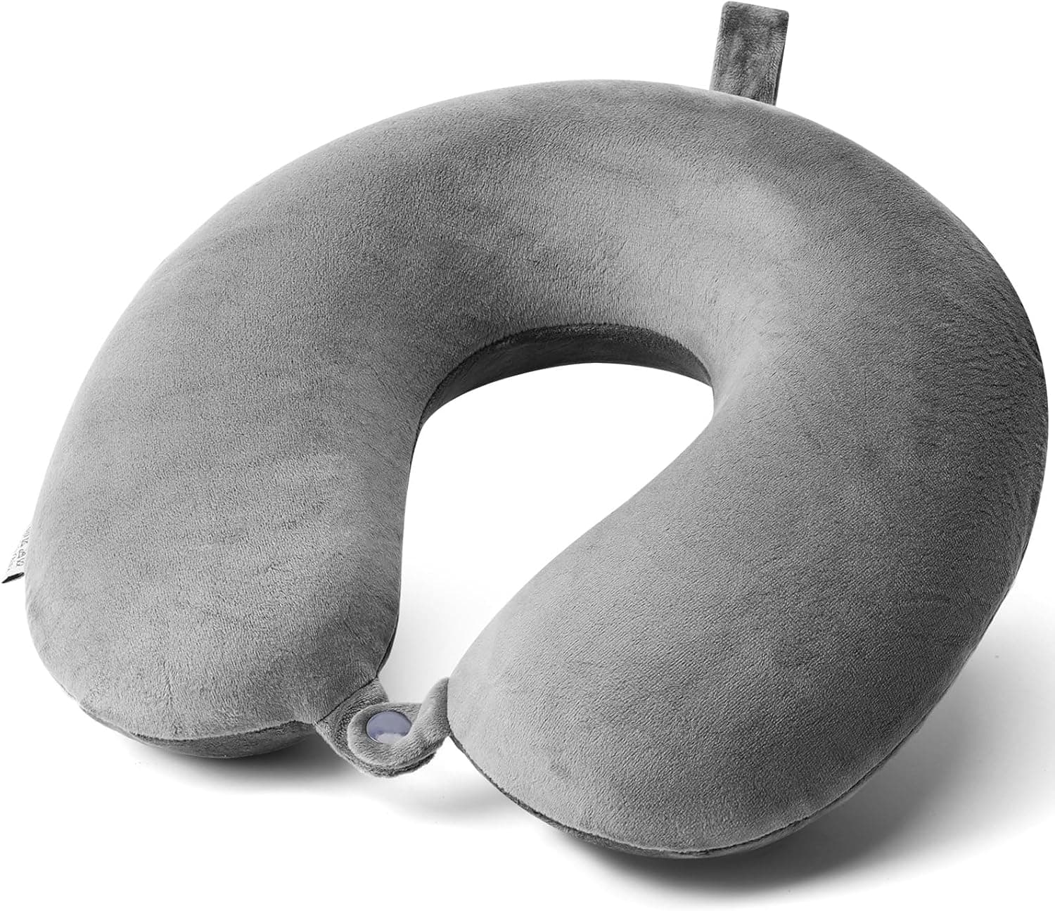 Travel Pillow - Memory Foam Neck Pillow Support Pillow,Luxury Compact & Lightweight Quick Pack for Camping,Sleeping Rest Cushion (Gray)