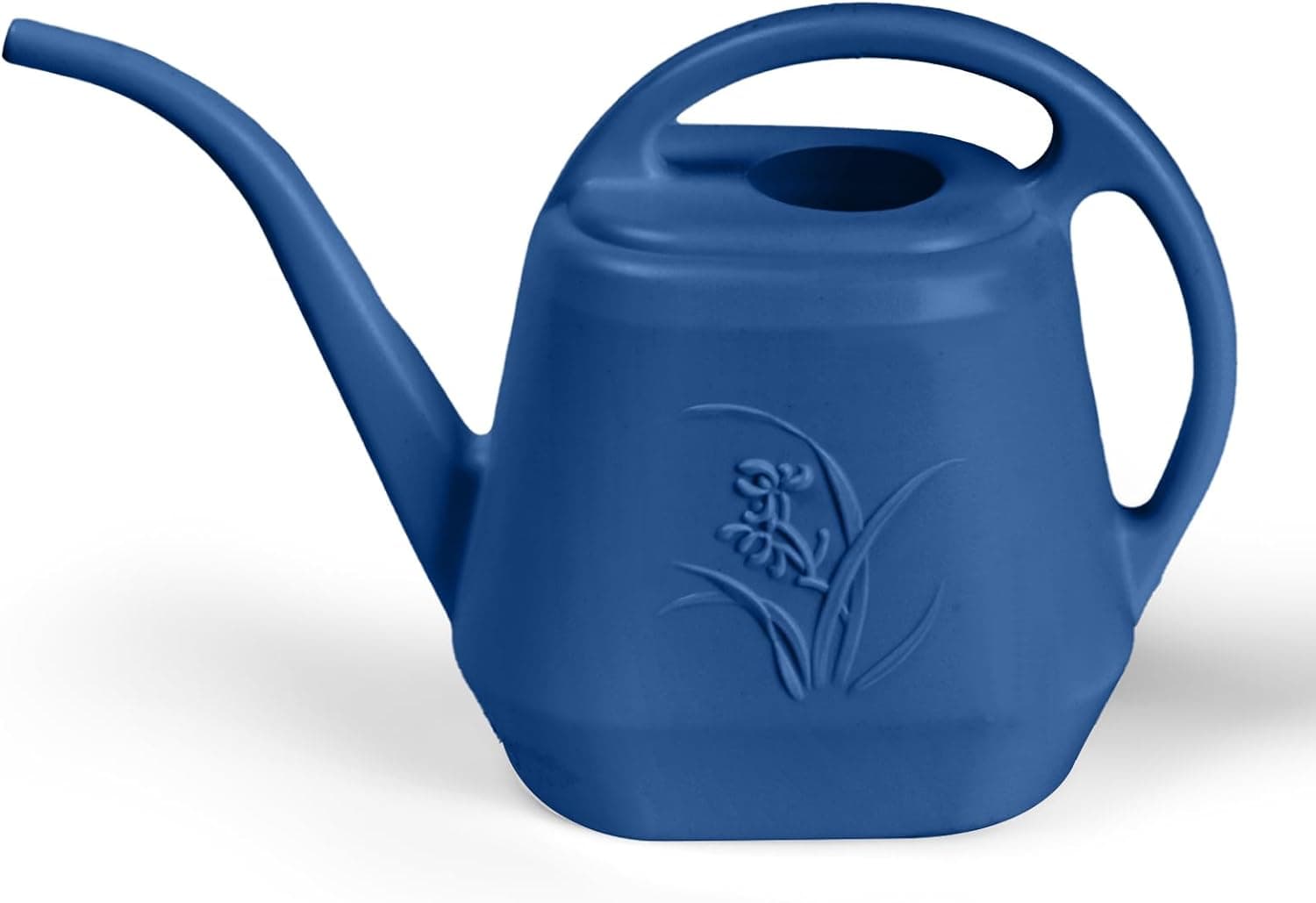ZXJ Plant Watering Can - for Indoor and Outdoor Home Garden Plants - with Long Spout - Blue - 1/2 Gallon