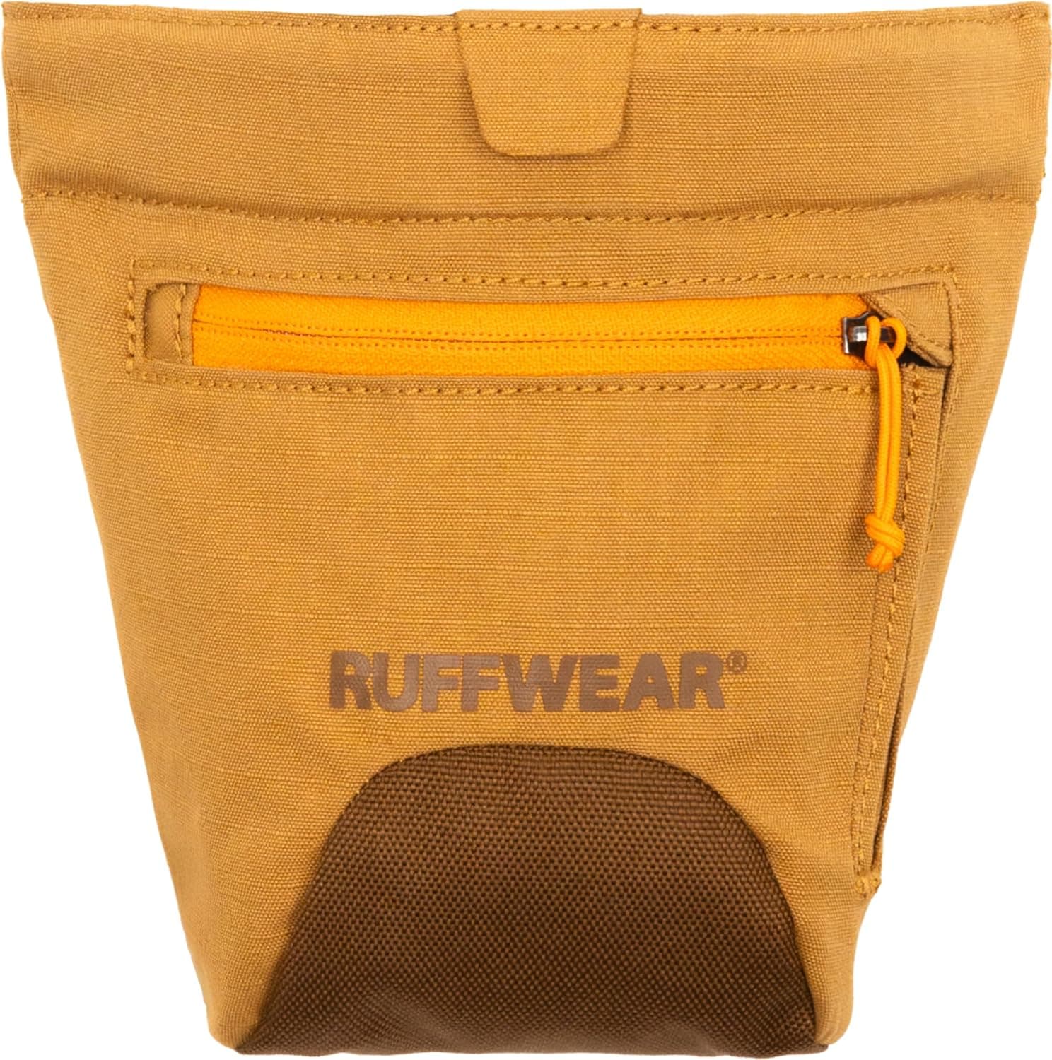 Ruffwear, Treat Trader Dog Treat Pouch, Hands-Free Waist-Worn, One-Handed Magnetic Closure, Belt (30-48 in) or Clip, Waterproof Food-Grade Lining, Zippered Pocket, Clicker Loop, Brown Bear