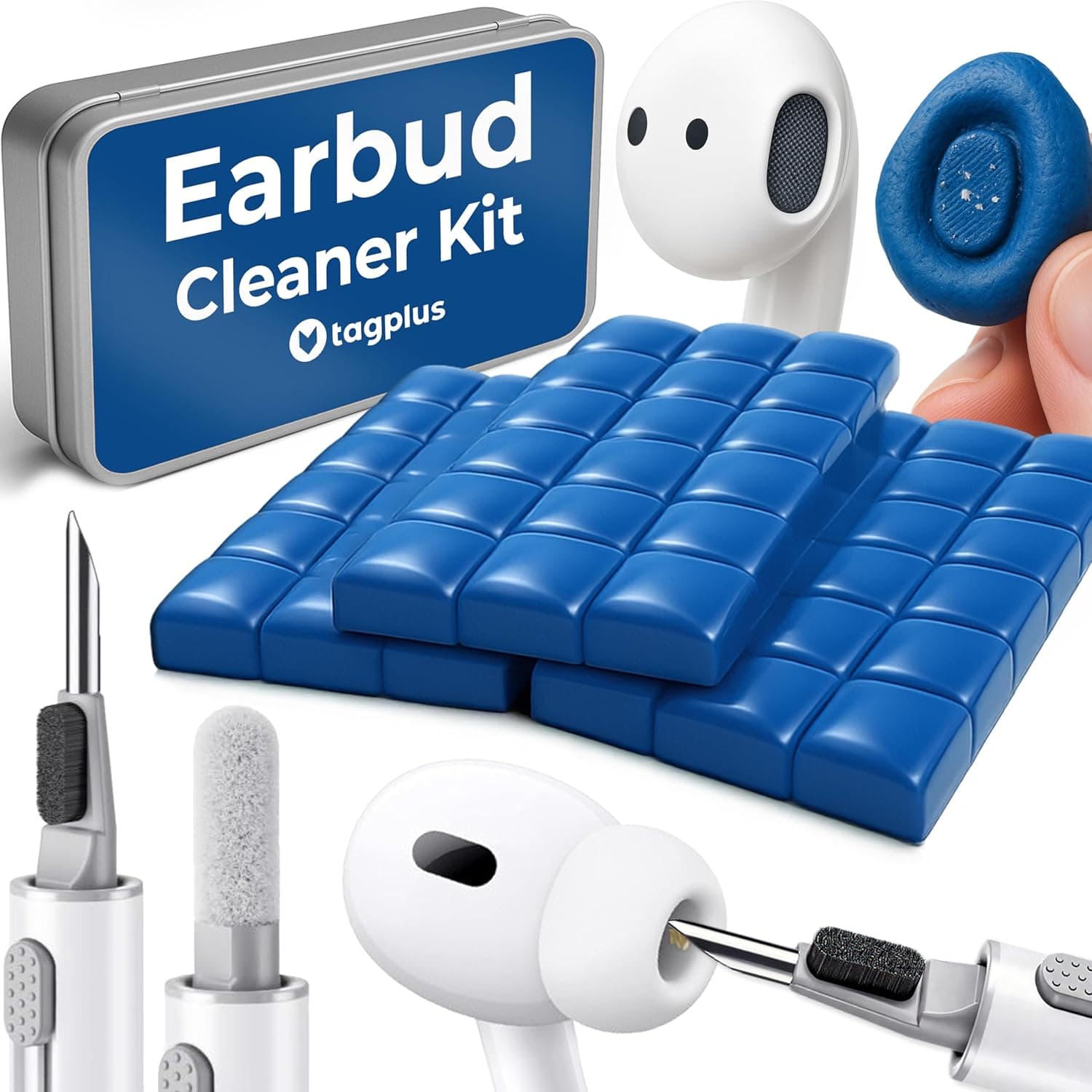 for Airpod Cleaner Kit + Pro Cleaning Tool - Compatible for Earbud Cleaning kit for iPhone Cleaning Kit for iPhone Cleaner Kit for Airpods Cleaning Kit Cleaning Putty Phone Cleaning Kit