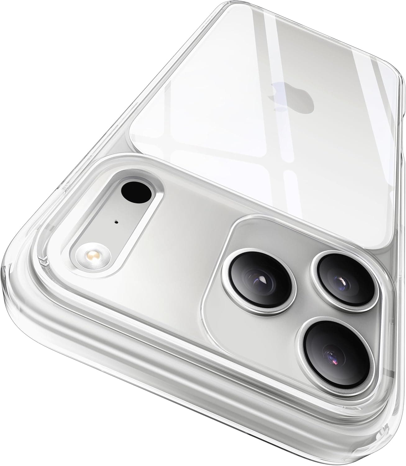 CASEKOO for iPhone 17 Pro Max Case Smooth Crystal Clear, Patented Anti-Yellow & Virgin TPU, 15FT Military-Grade Protection, Slim Transparent Women Men Funda para for iPhone 17 Pro Max Case 6.9", Clear