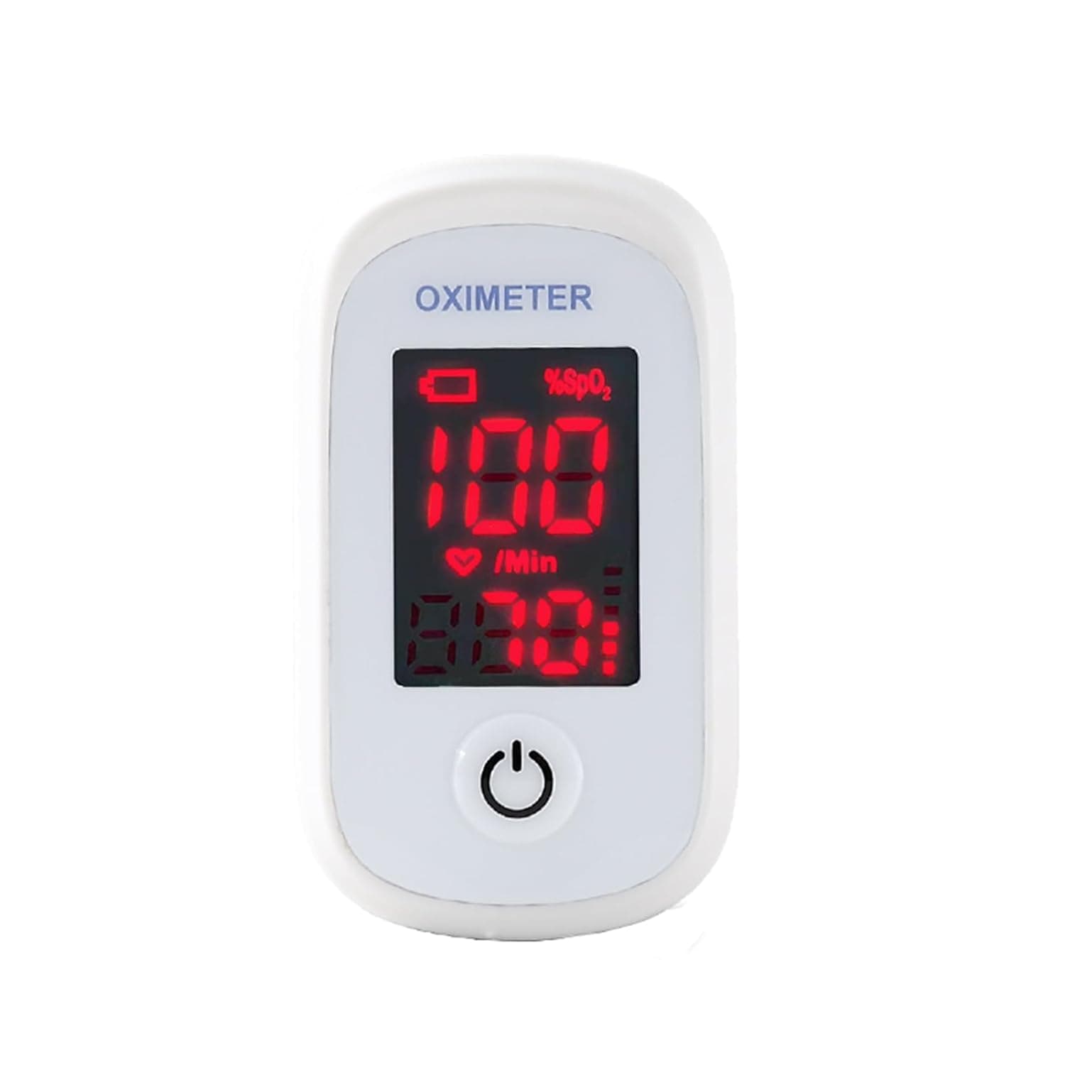 Fingertip Pulse Oximeter - Accurate Blood Oxygen Monitor (SPO2) & Heart Rate Monitor With Anti Motion Interference -Suitable for home/outdoor use