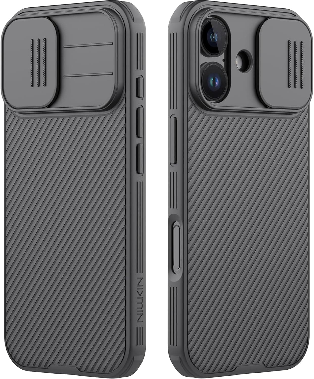 Nillkin Camshield Case for iPhone 17 Case, [Built-in Camera Cover][Slim Profile] [Military Grade Drop Protection] Shockproof Bumper iPhone 17 Case 6.3 inch 2025 Black