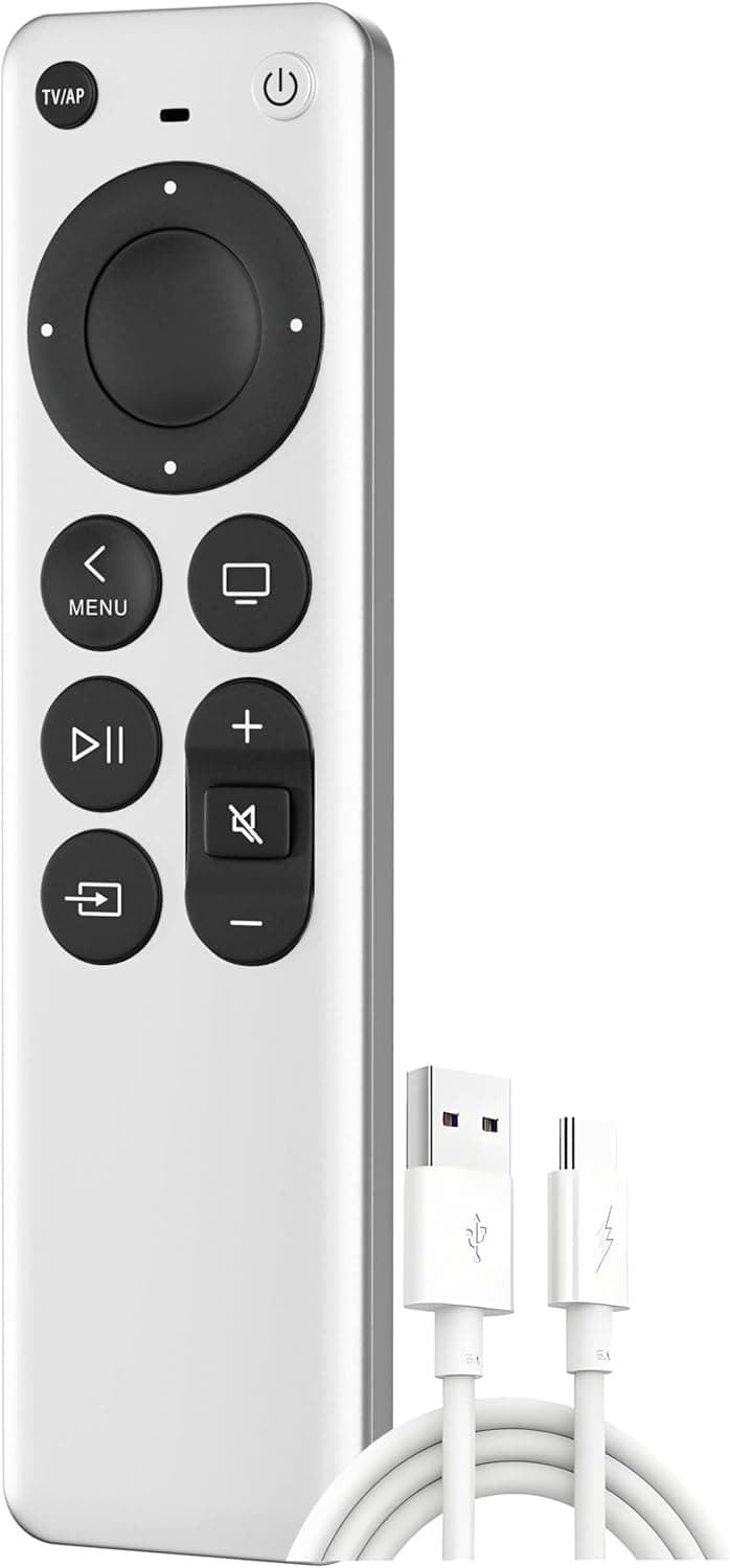 Replacement Remote Control for All Apple TV Remote - 1 Year Warranty