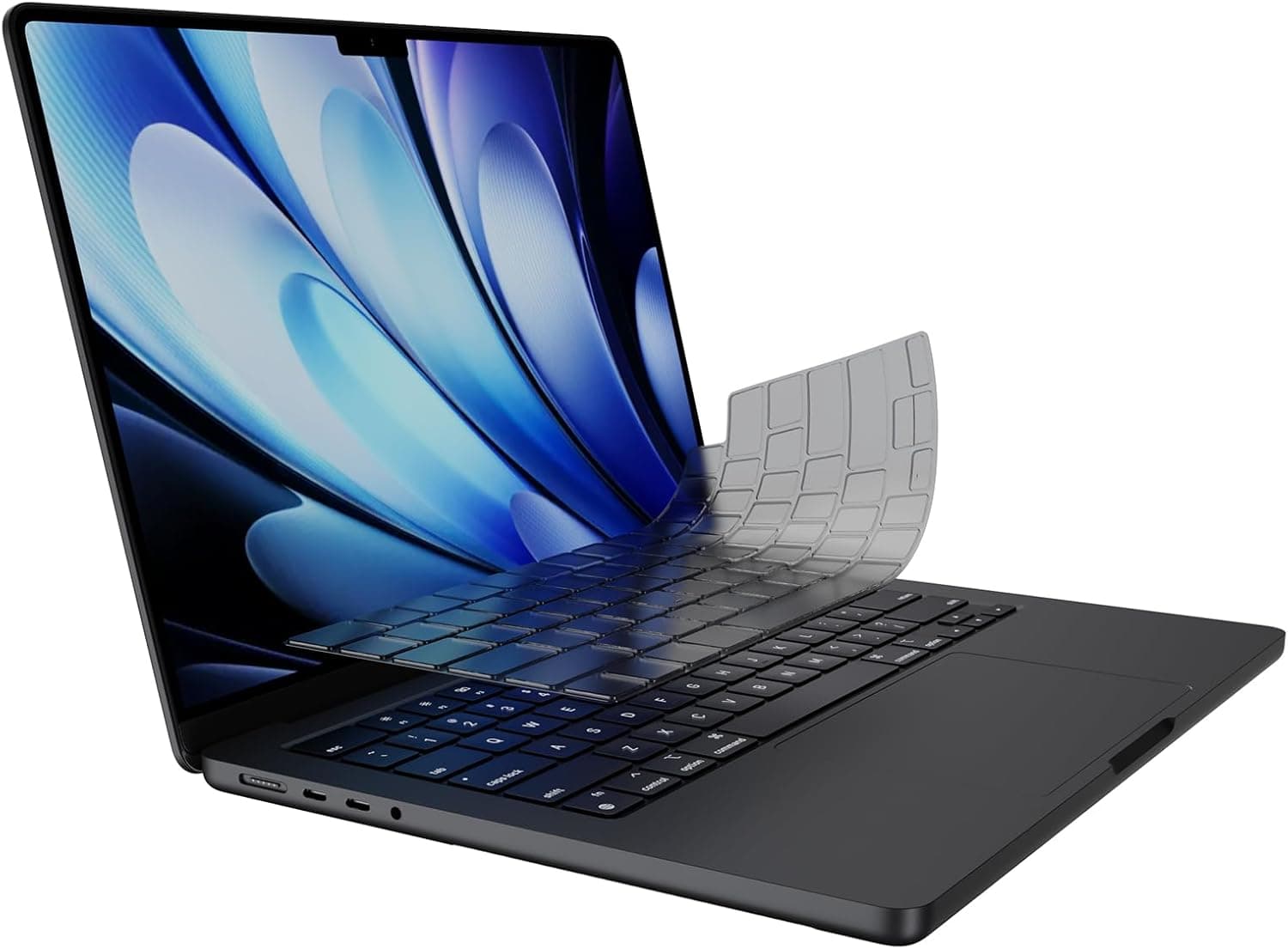 Premium Keyboard Cover for MacBook Air 15"/13.6" M2 M3 M4 (2025–2022) & MacBook Pro 14"/16" M5 M4 M3 M2 M1 Pro/Max (2021-2025) – US Layout