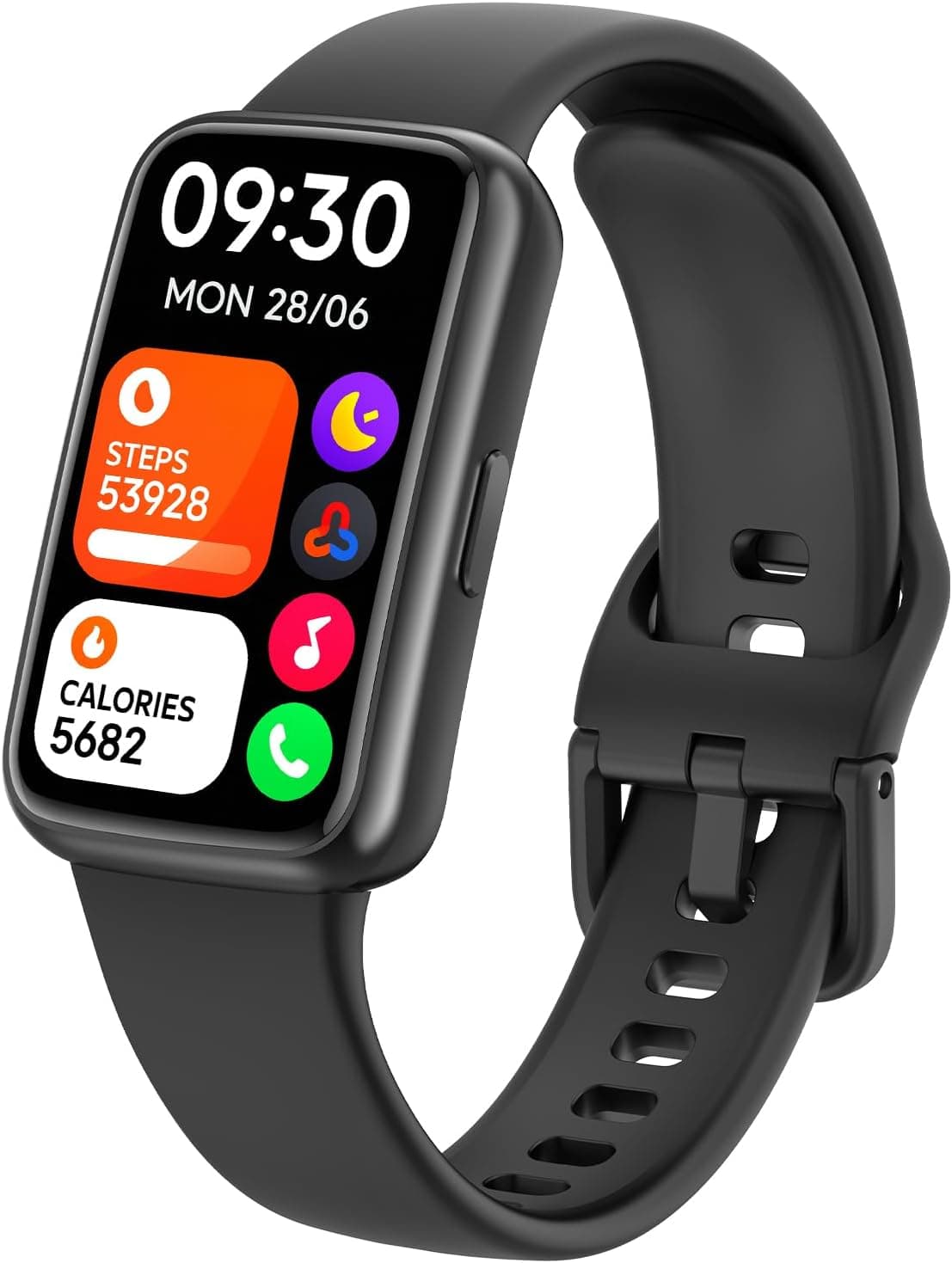 Fitness Tracker Smart Watch for Men Women, 1.47" HD with Bluetooth, 24/7 Heart Rate & Blood Oxygen Monitor, Sleep & Step Counter, 100+ Sports Modes, IP68 Waterproof, Compatible with Android iOS