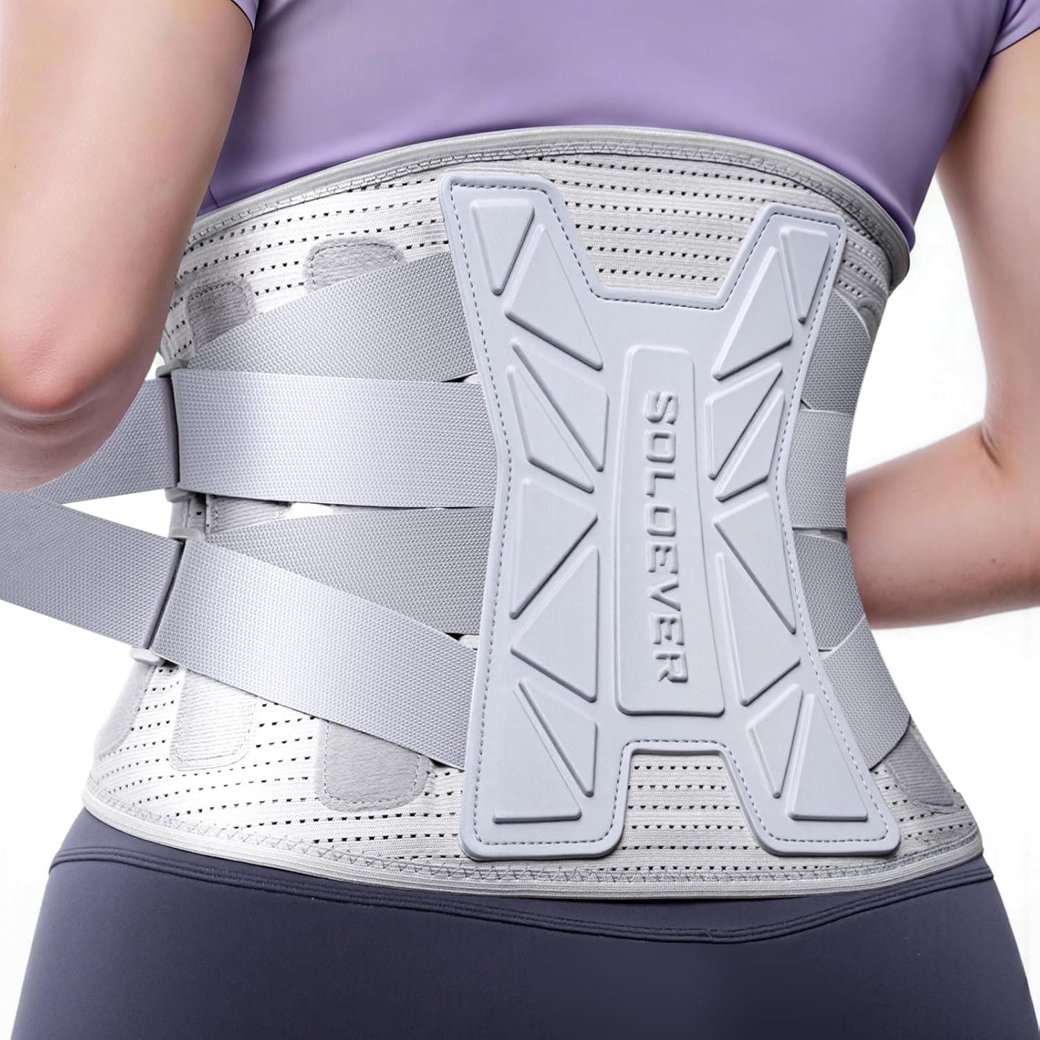 Medical-Grade Back Brace for Lower Back Pain Relief [Bionic Muscle Group Support] Ultra Breathable Back Support Brace with Adjustable Strap for Men & Women - Back Support Belt for Herniated Disc, Sciatica, Arthritis
