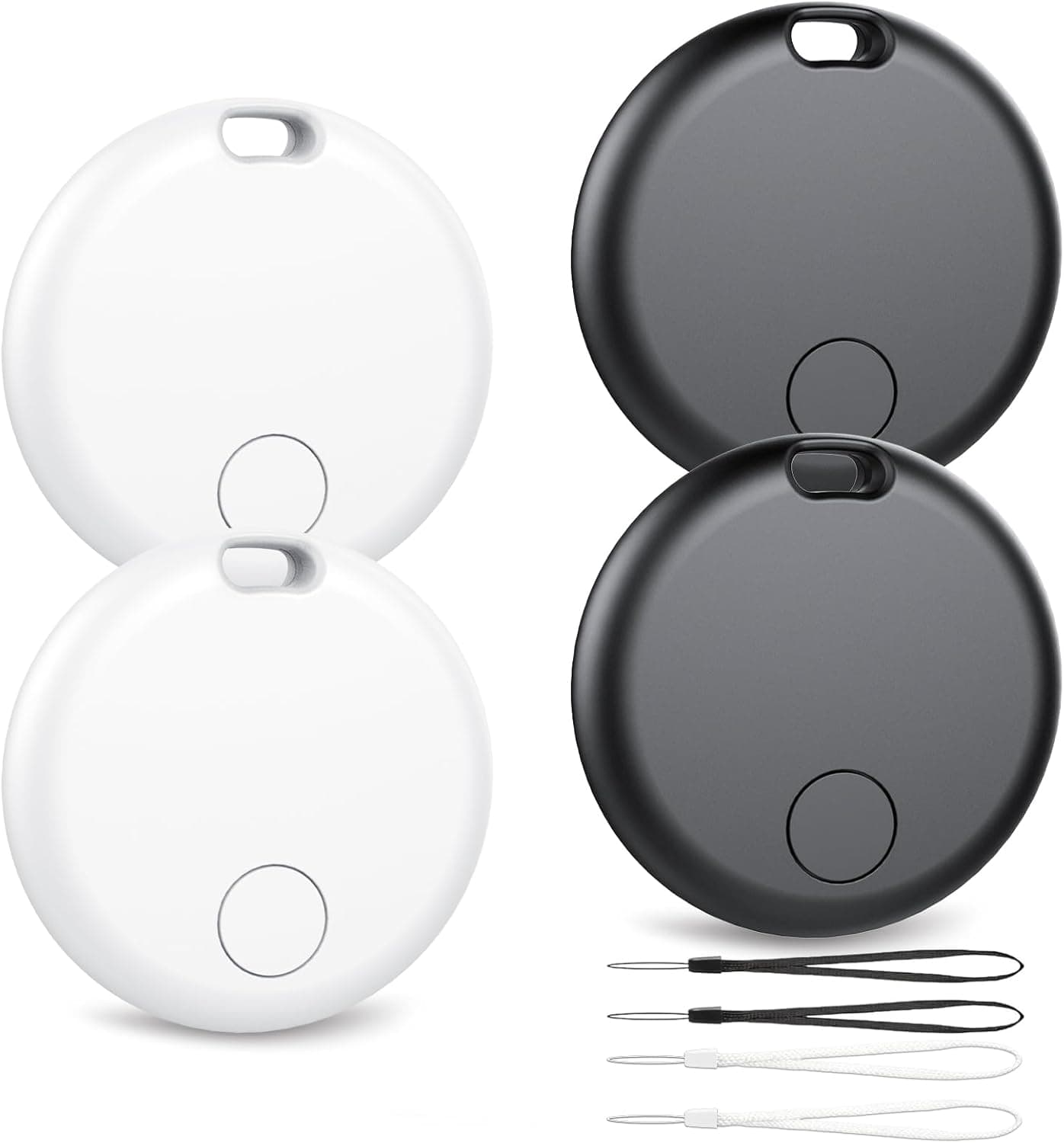 Air Tracker Tag for Android 4 Pack(NOT iOS or Huawei), Bluetooth Tracker Android Item Finder Smart Tracker Luggage Tags, GPS Locator Device for Keys, Wallet,Bike, No Monthly Fee Smart Tag