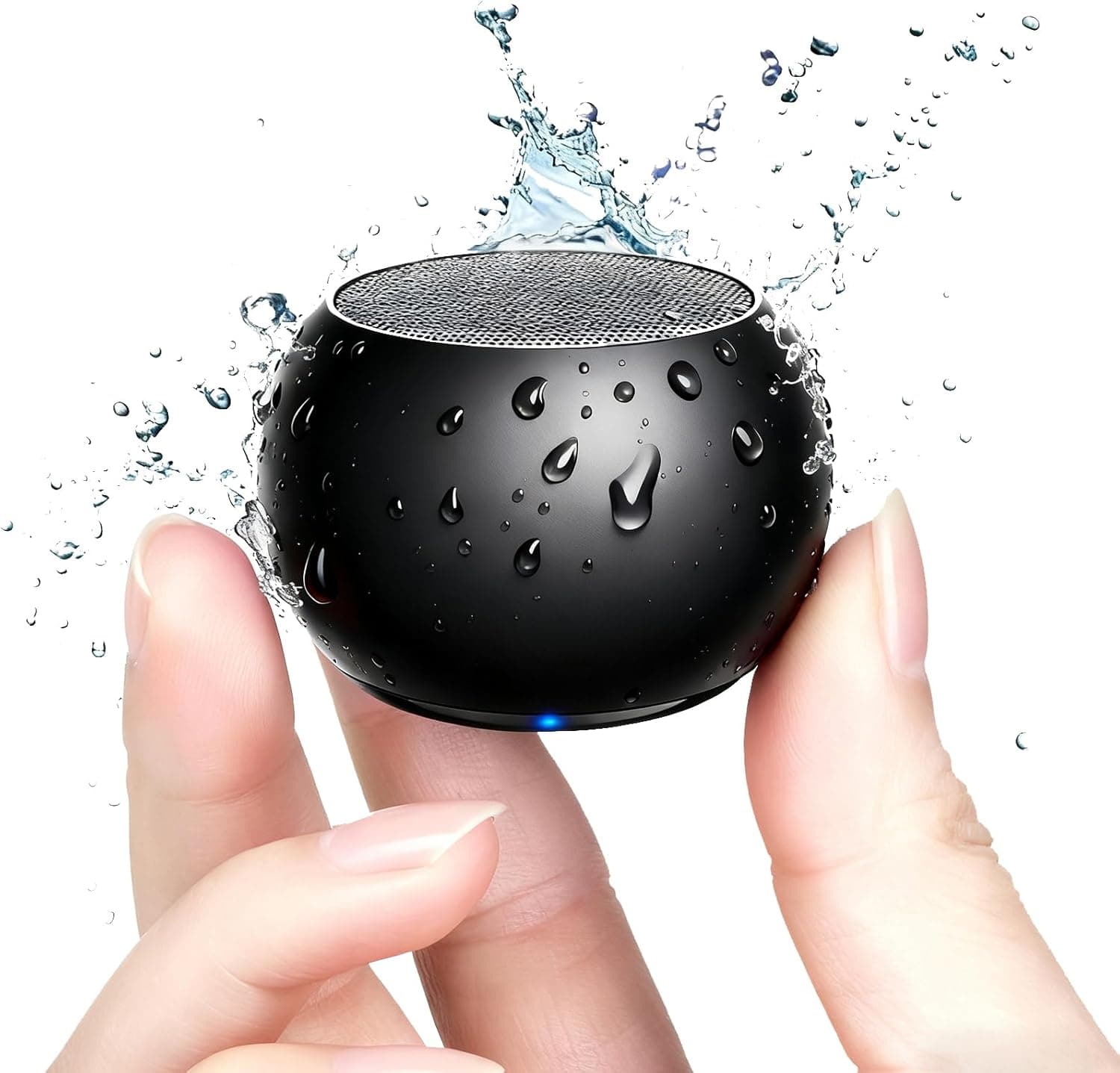 Portable Mini Bluetooth Speaker, Small Wireless Speaker Bluetooth 5.3 with Stereo Sound, Deep Bass, TWS Pairing, IP7 Waterproof, 8 Hours of Playtime, for Home/Outdoor/Party/Travel/Gift Ideas
