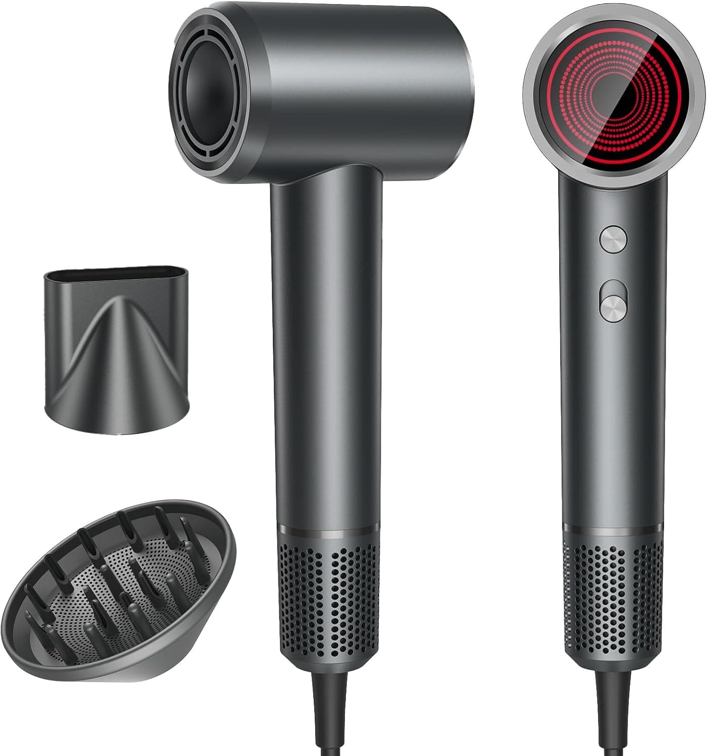 Hair Dryer, Professional Ionic Hair Dryer for Fast Drying, High Speed Hair Blow Dryer with Diffuser for Home Salon Travel, Constant Temperature Hair Care Without Hair Damage