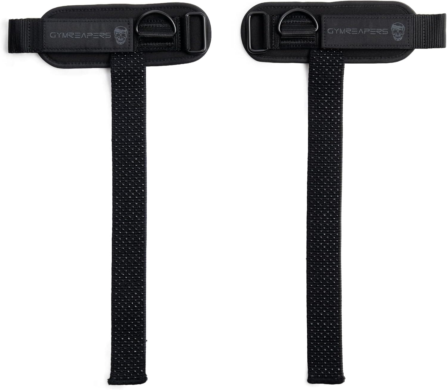 Gymreapers GripLink Lifting Straps – Heavy Duty D-Ring Weight Lifting Wrist Straps with Anti-Slip Silicone Grip Beads, Cushioned & Adjustable Support for Deadlifts, Powerlifting, Cable Machines & Gym Training