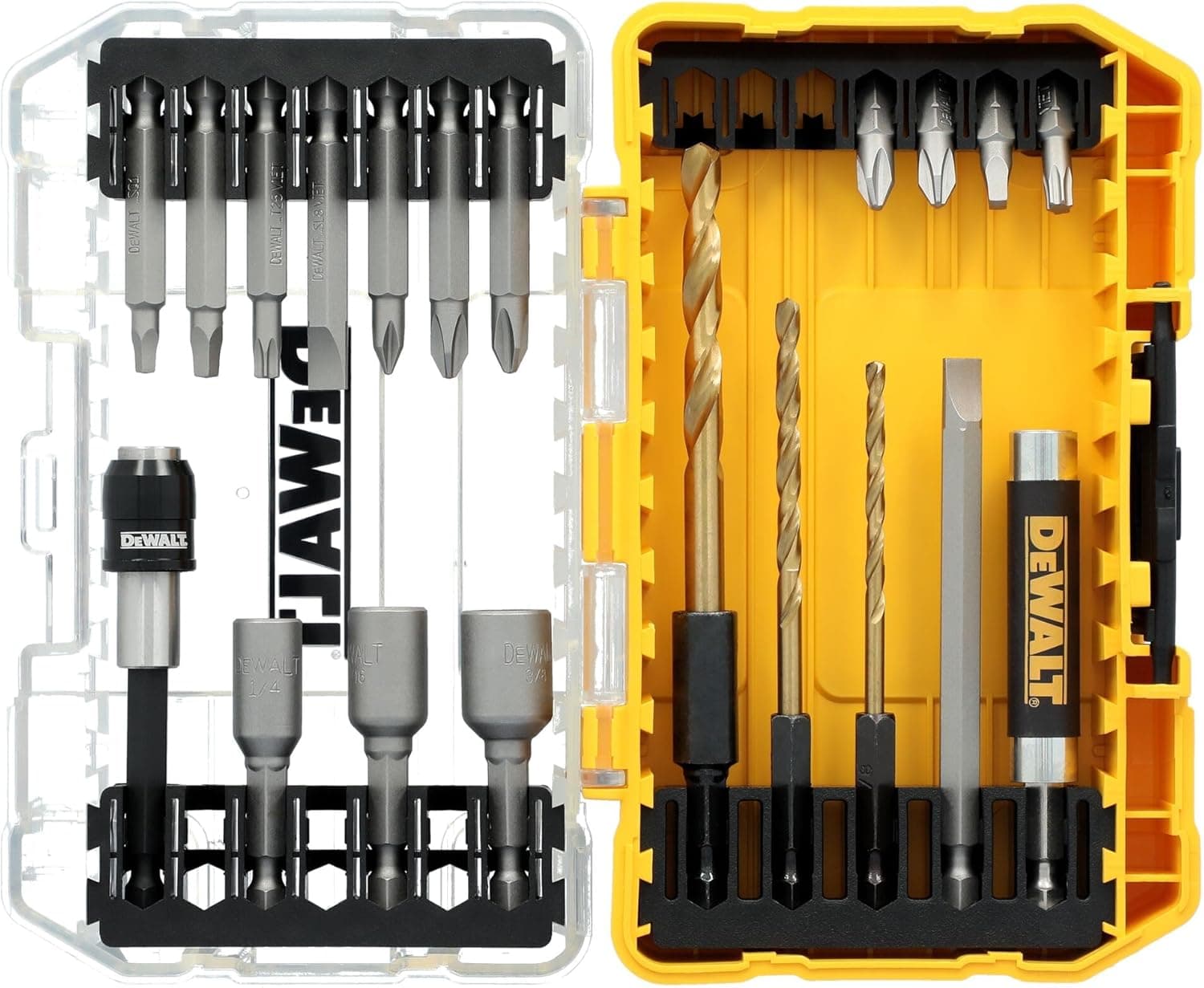 DEWALT Screwdriver Bit Set, Rapid Load, Tin, 20-Piece (DW2503)