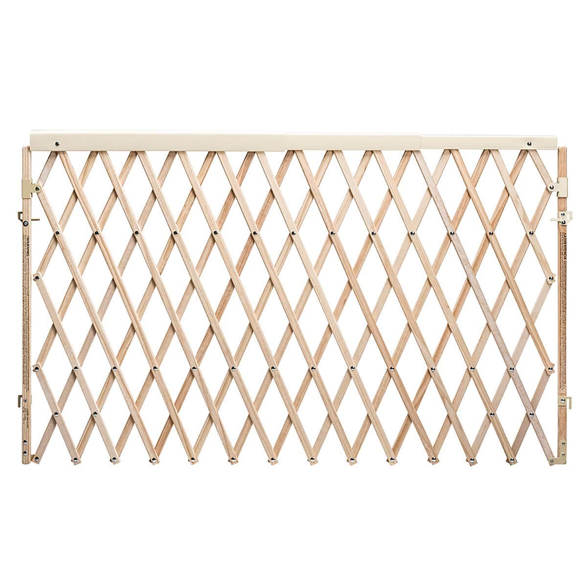 Evenflo Expansion Walk-Thru Room Divider Baby Gate, Natural Wood