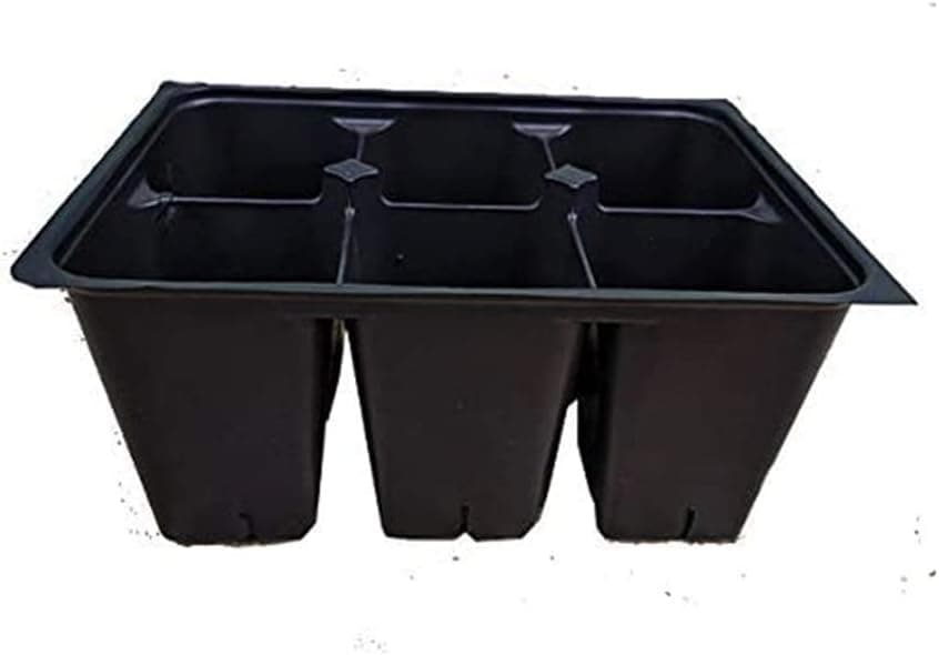 Seed Starter Trays 300 DEEP Extra Large Cells Total (50 Trays of 6 Cells Each)