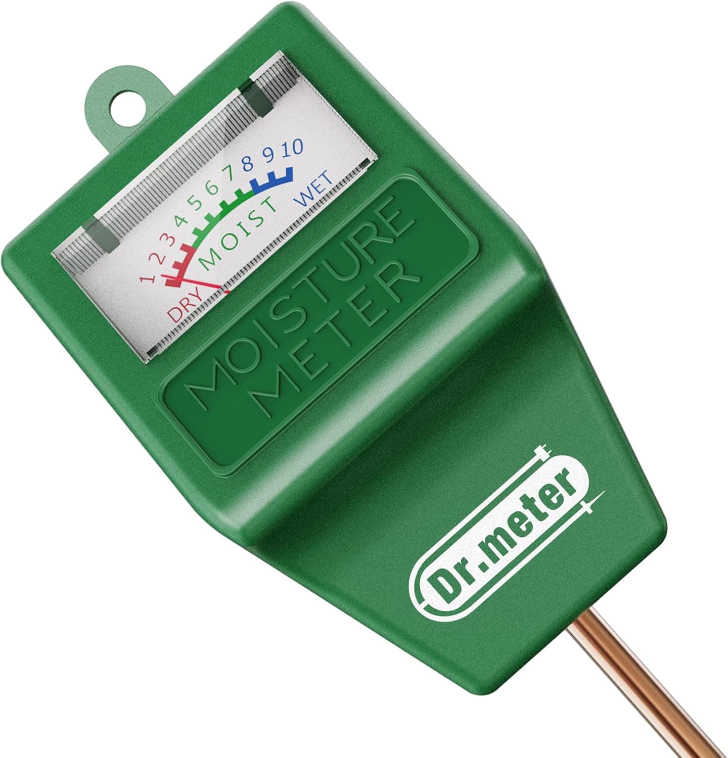 Dr.meter Soil Moisture Meter, Plant Water Meter for Garden Lawn Farm Indoor & Outdoor Use, Soil Tester Hygrometer Sensor for House Plants, Gardening Gifts, No Battery Needed