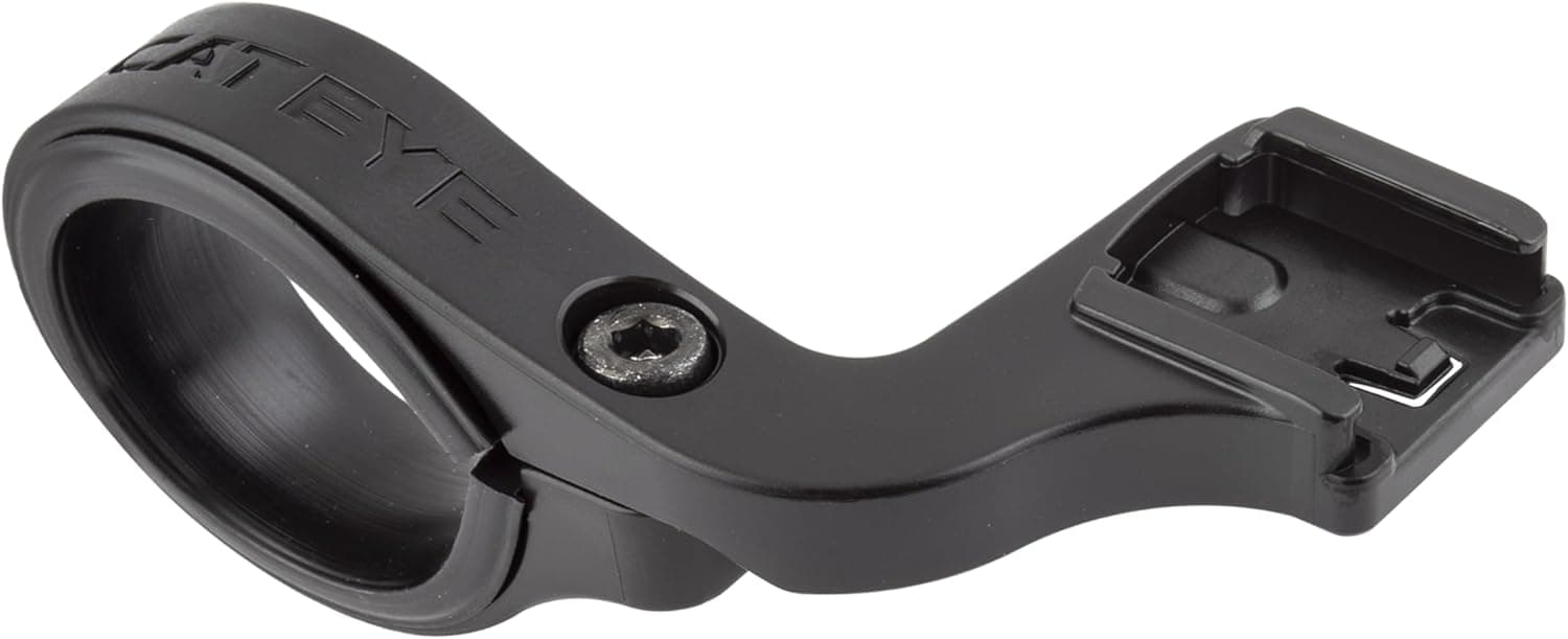 CATEYE OF-100 Out Front Bike Computer Bracket – Bolt-on Mount, Positions Computer Front and Center, Easily View Your Ride Data, Compatible with Padrone, Strada, Urban and Velo Wireless Computers
