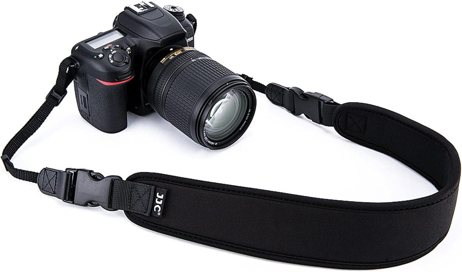 DSLR Camera Neck Strap, Soft Neoprene Shoulder Belt for Canon EOS R5 R6 5D Mark IV 6D Mark II SL3 SL2 T8i T7 T7i 90D 80D Nikon D6 D5 DF D850 D810 D780 D7500 D5600 D3500 Sony A1 A99II,etc