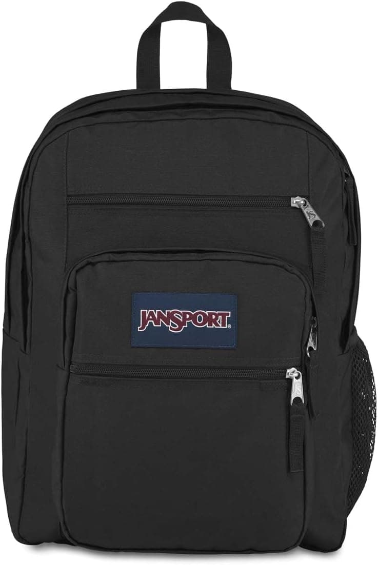 JanSport Laptop Backpack - Computer Bag with 2 Compartments, Ergonomic Shoulder Straps, 15โ Laptop Sleeve, Haul Handle - Black
