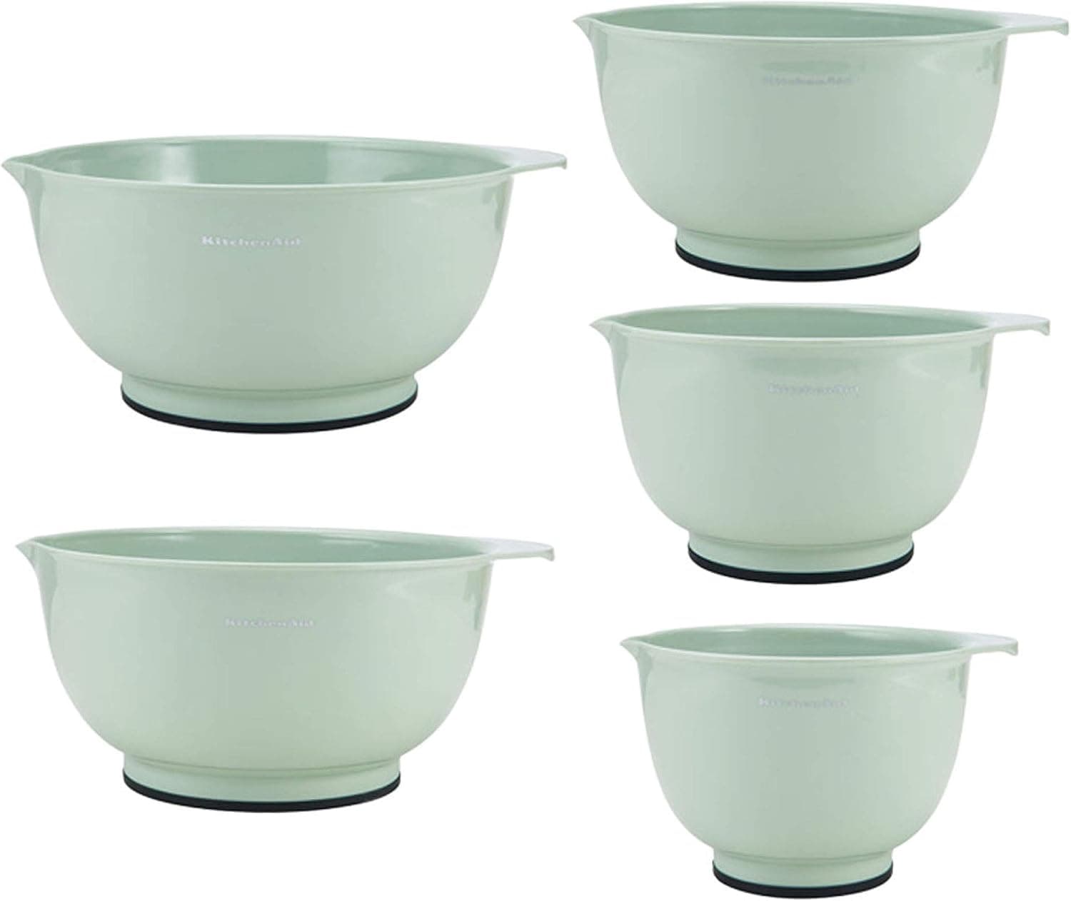 KitchenAid Classic Mixing Bowls, Set of 5, Pistachio