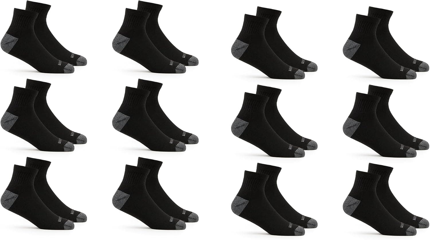 Fruit of the Loom Mens Dual Defense Ankle Socks (12 Pack)