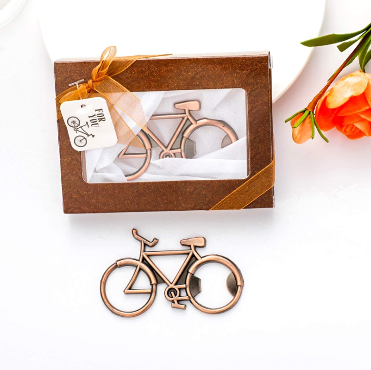 Bike Bottle Opener - Unique Cycling Gifts for Hipsters & Bike Lovers - Vintage Bicycle Beer Opener in Gift Box - Bike Beer Opener for Home & Bar - Gift for Cyclist - Party Favor