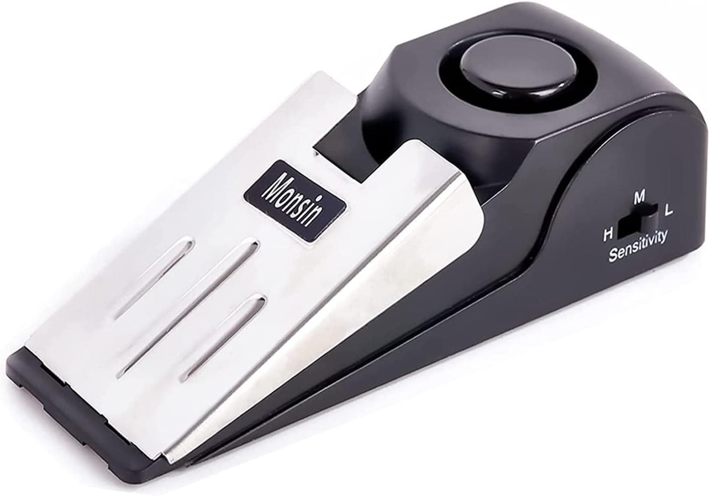 Door Stop Alarm, Door Stopper with 120DB Security Alarm, Floor Wedge Doorstop for Travel Apartment Home House (Pack of 1)