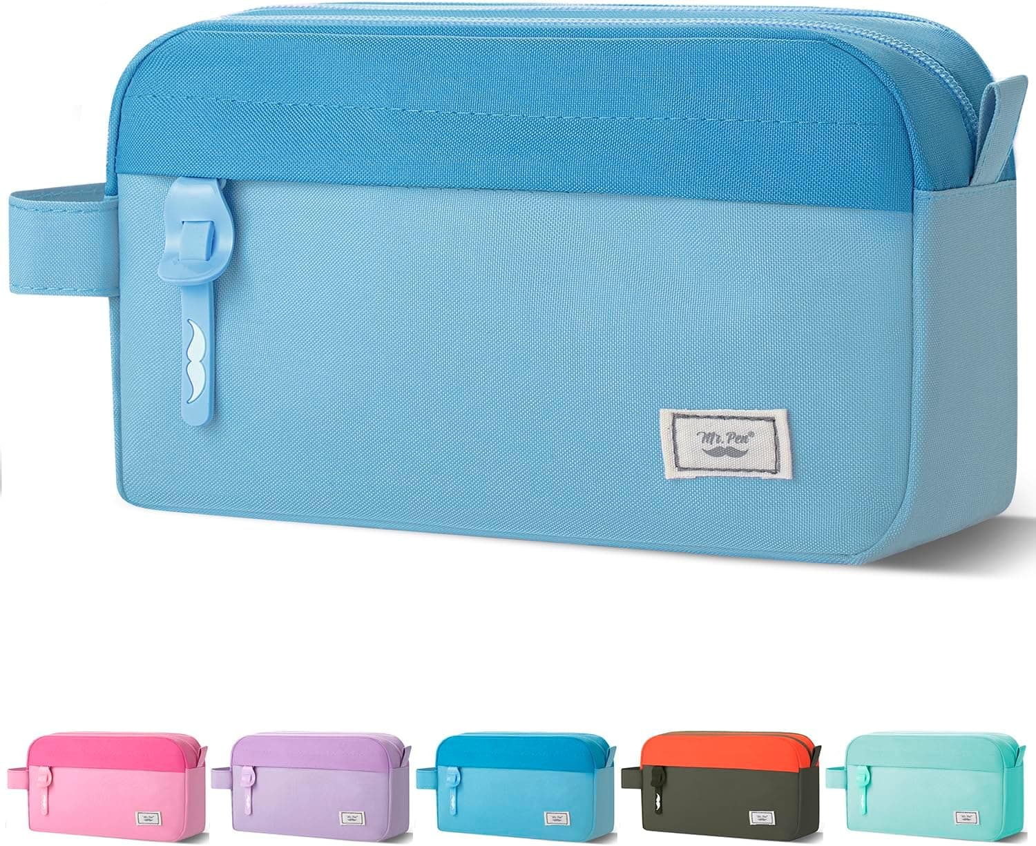 Mr. Pen- Large Capacity Pencil Case, Mint Green, Pencil Pouch, Pencil Bag, Pen Case