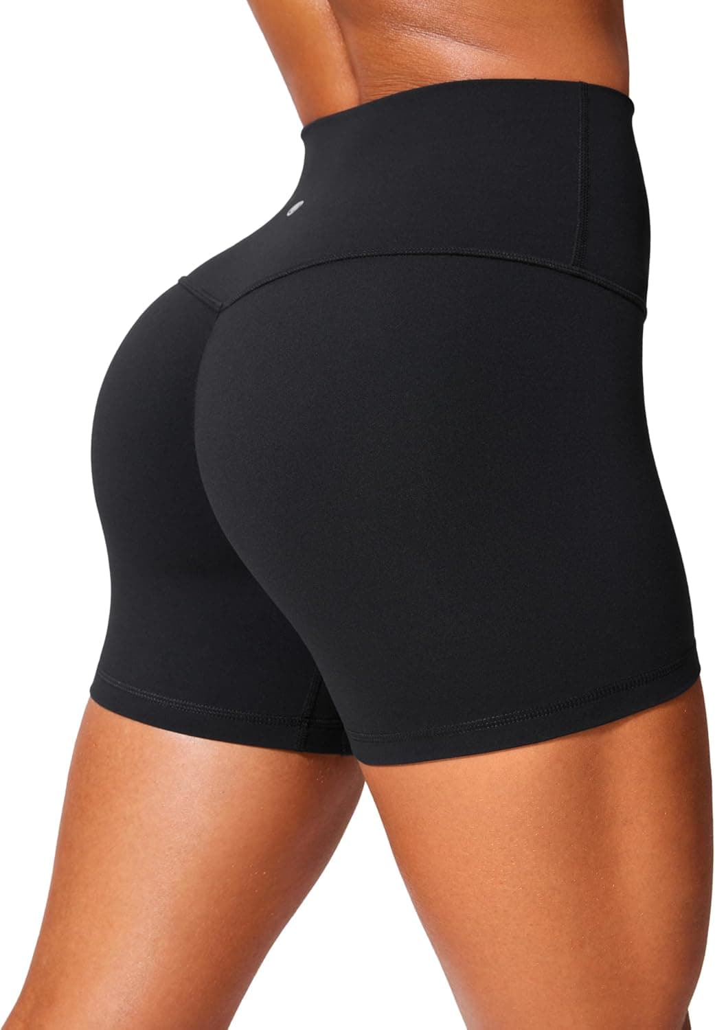 CRZ YOGA Secretsculpt Butterlift Biker Shorts 4" - No Front Seam High Waisted Womens Workout Gym Booty Scrunch Butt