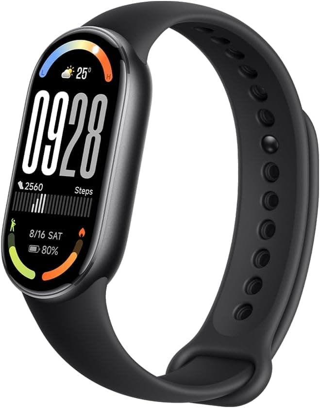 XIAOMI Mi Smart Band 10 (2025) Global Version - 1.72" AMOLED Display | 21 Days Battery Life | Touchscreen, Multi-Sport Tracker, Activity Tracker, Heart Rate Monitor | BT5.4 - (Midnight Black)