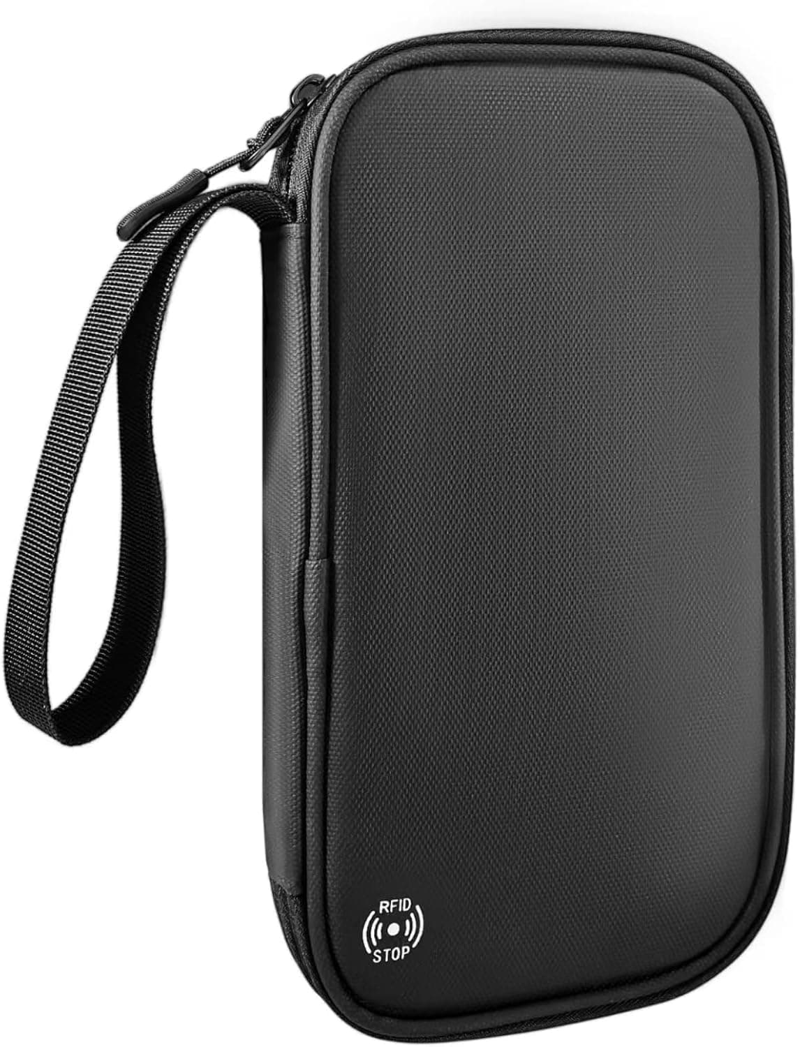 Family Passport Holder for 4,5, Large Rfid Blocking Passport Holder Wallet, Travel Document Organizer Waterproof with 9 Credit Cards Slots for Men & Women (Large, Black)