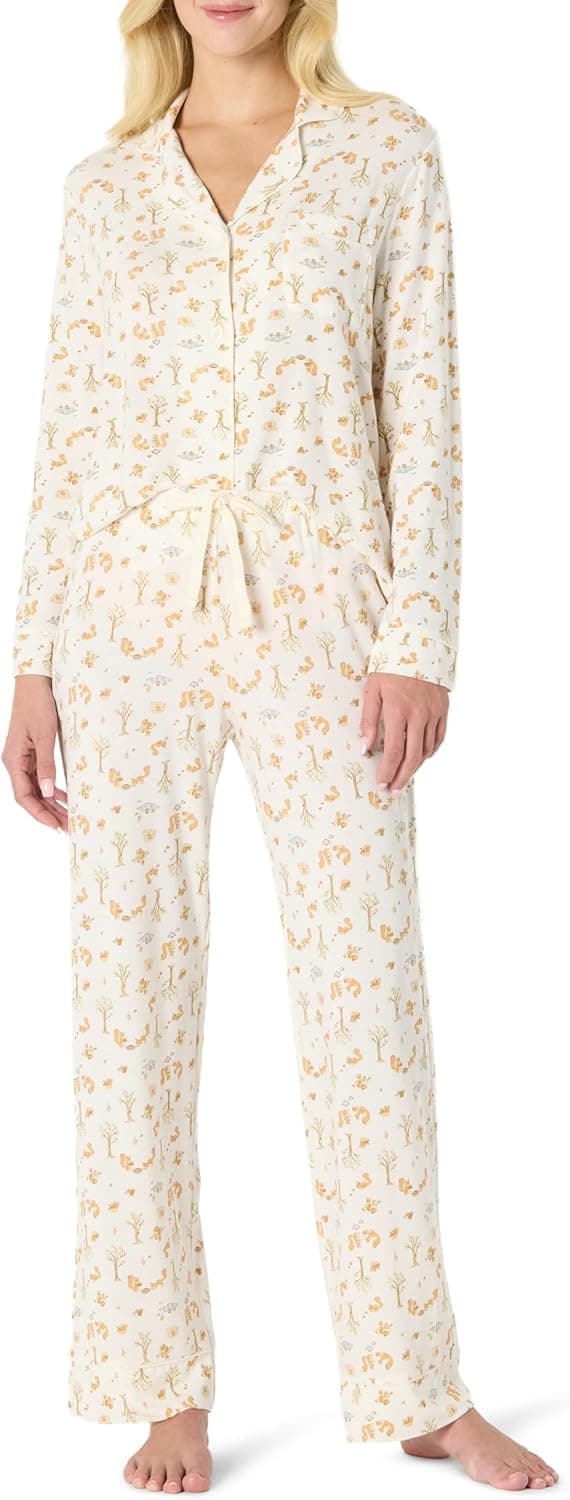 Amazon Essentials x Sofia Grainge Unisex Babies' Snug-Fit Cotton Footed Pajamas
