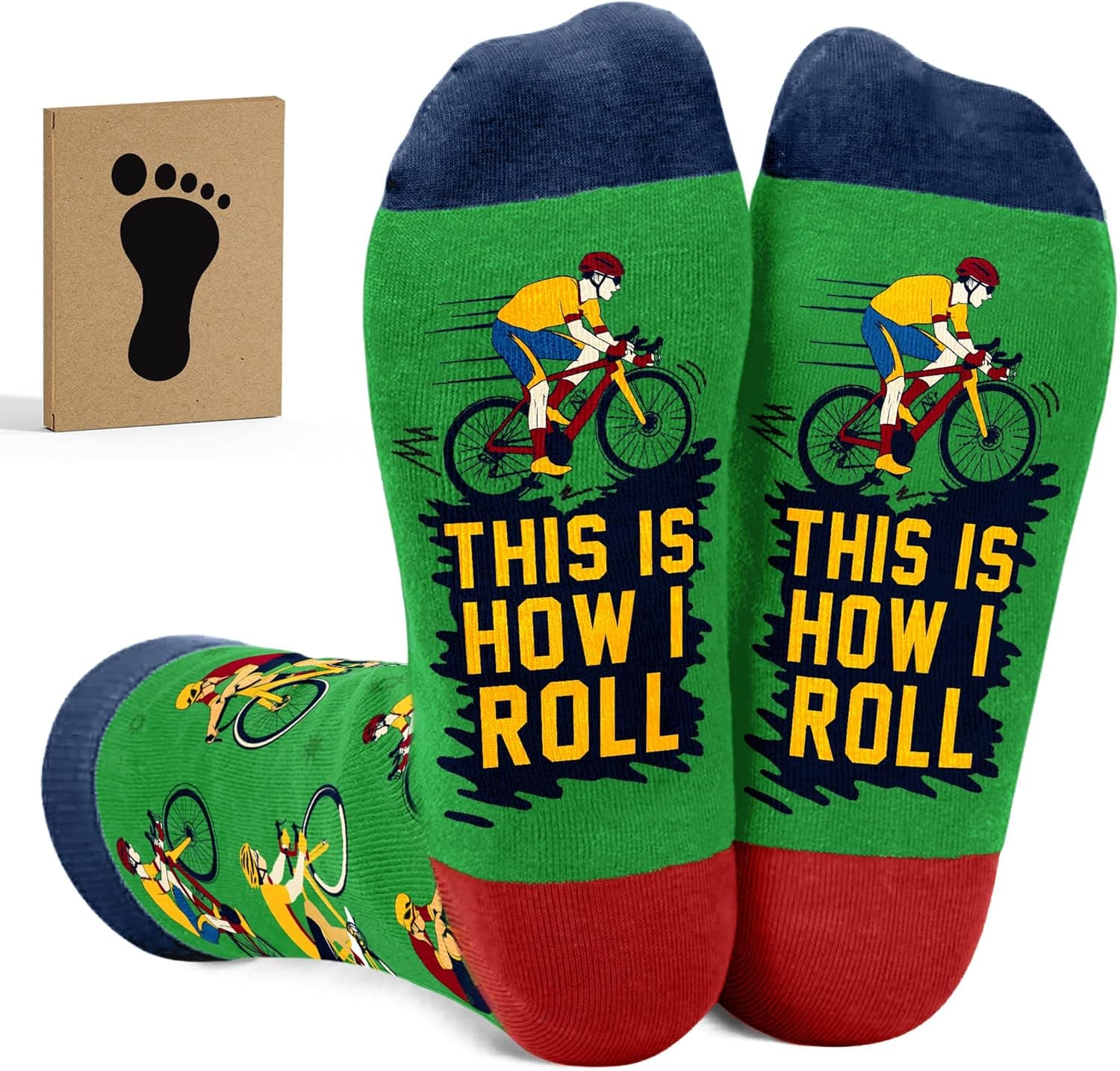 Biking, Hiking, Running, Camping Socks for Men, Women - Hiking, Running, Camping, Bike Accessories, Stocking Stuffers