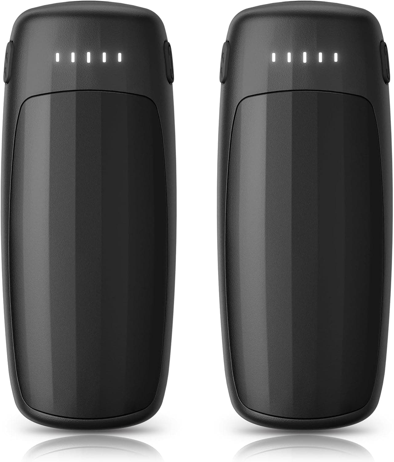 Rechargeable Hand Warmers 2 Pack, Electronic Handwarmers with 5 Levels Heat, Max 131℉ Fast Heating Reusable Handheld Heater, for Women Men Camping Hunting Outdoor Gifts.